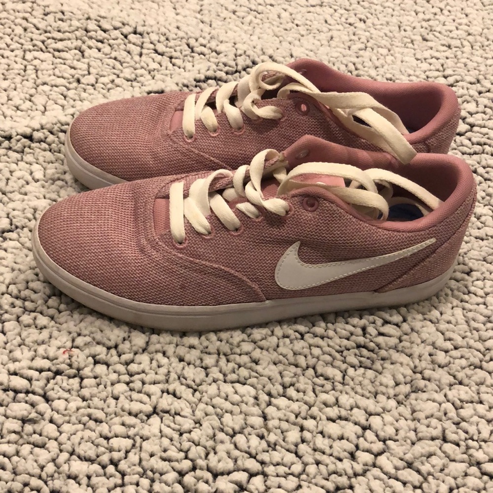 Pink Nike SB shoes